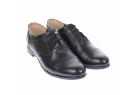 Oferta marimea  39, 40 - Pantofi dama, din piele naturala, model casual, negri - LRUT2NBOX